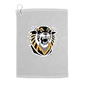 Sport Your Gear Fort Hays State Tigers Golf Bag Towel - Officially Licensed - Athletic Logo - Ultra-Absorbent, Grommet Attachment, Keeps Clubs &amp; Hands Dry