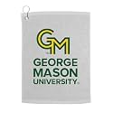 Sport Your Gear George Mason Patriots Golf Bag Towel - Officially Licensed - Athletic Logo - Ultra-Absorbent, Grommet Attachment, Keeps Clubs &amp; Hands Dry