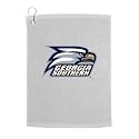 Sport Your Gear Georgia Southern Eagles Golf Bag Towel - Officially Licensed - Athletic Logo - Ultra-Absorbent, Grommet Attachment, Keeps Clubs &amp; Hands Dry