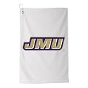 Sport Your Gear James Madison Dukes Golf Bag Towel - Officially Licensed - Athletic Logo - Ultra-Absorbent, Grommet Attachment, Keeps Clubs &amp; Hands Dry