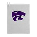Sport Your Gear Kansas State Wildcats Golf Bag Towel - Officially Licensed - Athletic Logo - Ultra-Absorbent, Grommet Attachment, Keeps Clubs &amp; Hands Dry