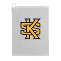 Sport Your Gear Kennesaw State Owls Golf Bag Towel - Officially Licensed - Athletic Logo - Ultra-Absorbent, Grommet Attachment, Keeps Clubs &amp; Hands Dry