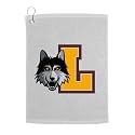 Sport Your Gear Loyola Chicago Ramblers Golf Bag Towel - Officially Licensed - Athletic Logo - Ultra-Absorbent, Grommet Attachment, Keeps Clubs &amp; Hands Dry