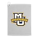 Sport Your Gear Marquette Golden Eagles Golf Bag Towel - Officially Licensed - Athletic Logo - Ultra-Absorbent, Grommet Attachment, Keeps Clubs &amp; Hands Dry