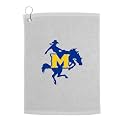 Sport Your Gear McNeese State Cowboys Golf Bag Towel - Officially Licensed - Athletic Logo - Ultra-Absorbent, Grommet Attachment, Keeps Clubs &amp; Hands Dry
