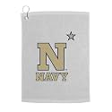 Sport Your Gear Naval Academy Midshipmen Golf Bag Towel - Officially Licensed - Athletic Logo - Ultra-Absorbent, Grommet Attachment, Keeps Clubs &amp; Hands Dry