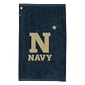 Sport Your Gear Naval Academy Midshipmen Golf Bag Towel - Officially Licensed - Athletic Logo - Ultra-Absorbent, Grommet Attachment, Keeps Clubs &amp; Hands Dry