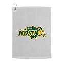 Sport Your Gear North Dakota State Bison Golf Bag Towel - Officially Licensed - Athletic Logo - Ultra-Absorbent, Grommet Attachment, Keeps Clubs &amp; Hands Dry