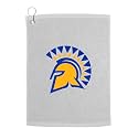 Sport Your Gear San Jose State Spartans Golf Bag Towel - Officially Licensed - Athletic Logo - Ultra-Absorbent, Grommet Attachment, Keeps Clubs &amp; Hands Dry