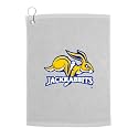 Sport Your Gear South Dakota State Jackrabbits Golf Bag Towel - Officially Licensed - Athletic Logo - Ultra-Absorbent, Grommet Attachment, Keeps Clubs &amp; Hands Dry