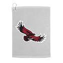 Sport Your Gear St. Joseph's Hawks Golf Bag Towel - Officially Licensed - Athletic Logo - Ultra-Absorbent, Grommet Attachment, Keeps Clubs &amp; Hands Dry
