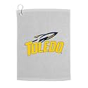 Sport Your Gear Toledo Rockets Golf Bag Towel - Officially Licensed - Athletic Logo - Ultra-Absorbent, Grommet Attachment, Keeps Clubs &amp; Hands Dry