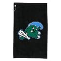 Sport Your Gear Tulane Green Wave Golf Bag Towel - Officially Licensed - Athletic Logo - Ultra-Absorbent, Grommet Attachment, Keeps Clubs &amp; Hands Dry
