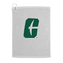 Sport Your Gear UNC Charlotte 49ers Golf Bag Towel - Officially Licensed - Athletic Logo - Ultra-Absorbent, Grommet Attachment, Keeps Clubs &amp; Hands Dry