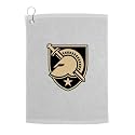 Sport Your Gear United States Military Academy Black Knights Golf Bag Towel - Officially Licensed - Athletic Logo - Ultra-Absorbent, Grommet Attachment, Keeps Clubs & Hands Dry