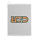 Sport Your Gear UT Dallas Comets Golf Bag Towel - Officially Licensed - Athletic Logo - Ultra-Absorbent, Grommet Attachment, Keeps Clubs &amp; Hands Dry