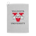 Sport Your Gear Valdosta State Blazers Golf Bag Towel - Officially Licensed - Athletic Logo - Ultra-Absorbent, Grommet Attachment, Keeps Clubs &amp; Hands Dry