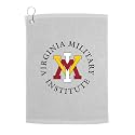 Sport Your Gear VMI Keydets Golf Bag Towel - Officially Licensed - Athletic Logo - Ultra-Absorbent, Grommet Attachment, Keeps Clubs &amp; Hands Dry