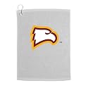Sport Your Gear Winthrop Eagles Golf Bag Towel - Officially Licensed - Athletic Logo - Ultra-Absorbent, Grommet Attachment, Keeps Clubs &amp; Hands Dry