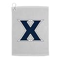 Sport Your Gear Xavier Musketeers Golf Bag Towel - Officially Licensed - Athletic Logo - Ultra-Absorbent, Grommet Attachment, Keeps Clubs &amp; Hands Dry