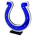 Sporticulture NFL Team Indianapolis Colts LED Infinity Logo Light - 3D Light Effect, Acrylic Display with UL Plug and Stand