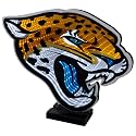 Sporticulture NFL Team Jacksonville Jaguars LED Infinity Logo Light - 3D Light Effect, Acrylic Display with UL Plug and Stand