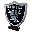 Sporticulture NFL Team Las Vegas Raiders LED Infinity Logo Light - 3D Light Effect, Acrylic Display with UL Plug and Stand