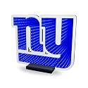Sporticulture NFL Team New York Giants LED Infinity Logo Light - 3D Light Effect, Acrylic Display with UL Plug and Stand