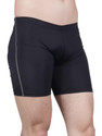 Sportinger Solid Men Black Tights