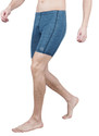 Sportinger Solid Men Light Blue Tights