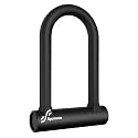 Sportneer Bike Lock - 17mm Shackle Heavy Duty Anti Theft Bike U Lock with 2 Keys - Bicycle U-Locks with Sturdy Mounting Bracket for Road, Mountain, Electric &amp; Folding Bike, Size 7.76''x5.02''