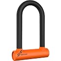 Sportneer Bike Lock - 17mm Shackle Heavy Duty Anti Theft Bike U Lock with 2 Keys - Bicycle U-Locks with Sturdy Mounting Bracket for Road, Mountain, Electric & Folding Bike, Size 7.76''x5.02''