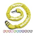 Sportneer Bike Lock: 5 Digit Combination High Security Anti Theft Bike Chain Lock - 3.2/3.6/4ft Heavy Duty Keyless Bicycle Lock for Bike, Motorcycle, Scooter, Door &amp; Gate - 4/6mm Thick, Easy to Use