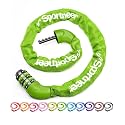 Sportneer Bike Lock: 5 Digit Combination High Security Anti Theft Bike Chain Lock - 3.2/3.6/4ft Heavy Duty Keyless Bicycle Lock for Bike, Motorcycle, Scooter, Door &amp; Gate - 4/6mm Thick, Easy to Use