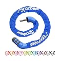 Sportneer Bike Lock: 5 Digit Combination High Security Anti Theft Bike Chain Lock - 3.2/3.6/4ft Heavy Duty Keyless Bicycle Lock for Bike, Motorcycle, Scooter, Door &amp; Gate - 4/6mm Thick, Easy to Use