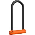 Sportneer Bike U Lock - 18mm Shackle Heavy Duty Anti Theft Bike Locks with 3 Keys - Bicycle U-Locks with Sturdy Mounting Bracket for Road, Mountain, Electric & Folding Bike, Size 11.5''x6.25''