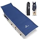 Sportneer Camping Cot, Cot, Folding Bed, No Assembly Required, Load Capacity 440.1 lbs (200 kg), 74.0 x 28.0 inches (188 x 71 cm), Camping Bed, Outdoor Bed, Foldable, Lightweight, Waterproof, Breathable, Picnic with Pockets o