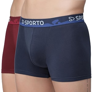 sporto Macho Mens Combed Cotton Spandex Shapelock