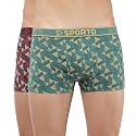sporto Macho Men39s Cotton Spandex Trunk 