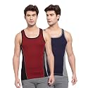 sporto Men39s Round Neck Solid Vest Premium
