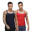 sporto Men39s Round Neck Solid Vest 100