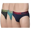 sporto Men39s Solid Cotton Brief with Soft