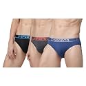 sporto Men39s Solid Cotton Brief with Soft