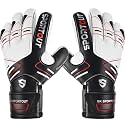 Sportout Youth&Adult Goalie Goalkeeper Gloves,Strong Grip for The Toughest Saves, with Finger Protect & 4+3MM Latex to Give Splendid Protection to Prevent Injuries,4 Colors