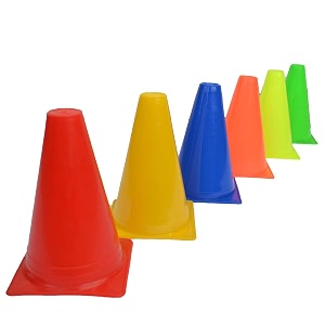 as sports agility training set 8 m ladder with 20 mini saucer cones and 6 inch marker cones - ideal for cricket football running and more pack of 3