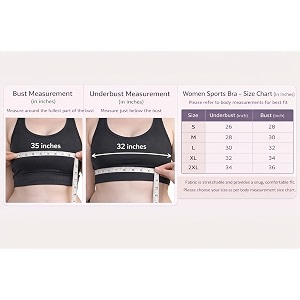 Sports Bra for Women Non-Padded High