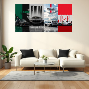 Sports Car Artwork Premium Wall Poster Z1