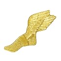 Sports Chenille Lapel Pins: 44 Varieties - Bright Gold - Unisex - Clutch Back