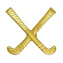Sports Chenille Lapel Pins: 44 Varieties - Bright Gold - Unisex - Clutch Back