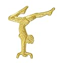 Sports Chenille Lapel Pins: 44 Varieties - Bright Gold - Unisex - Clutch Back